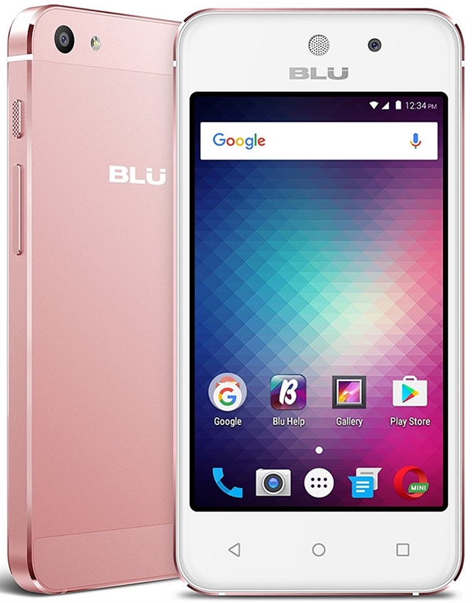 Celular Blu Vivo S Mini Rose - Celulares - rosa - Central - unidade    Cod. CL BLU S ROSE